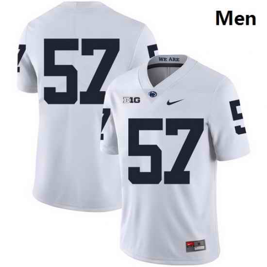 Men Penn State Nittany Lions 57 A.Q. Shipley White Nike College Football Jersey